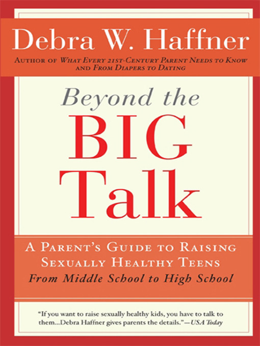 Title details for Beyond the Big Talk by Reverend Debra W. Haffner - Wait list